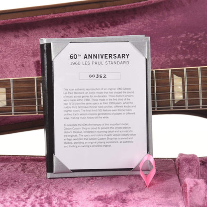 Gibson Custom 60th Anniversary 1960 Les Paul Standard V1 Antiquity Burst VOS 2020 Electric Guitars / Solid Body