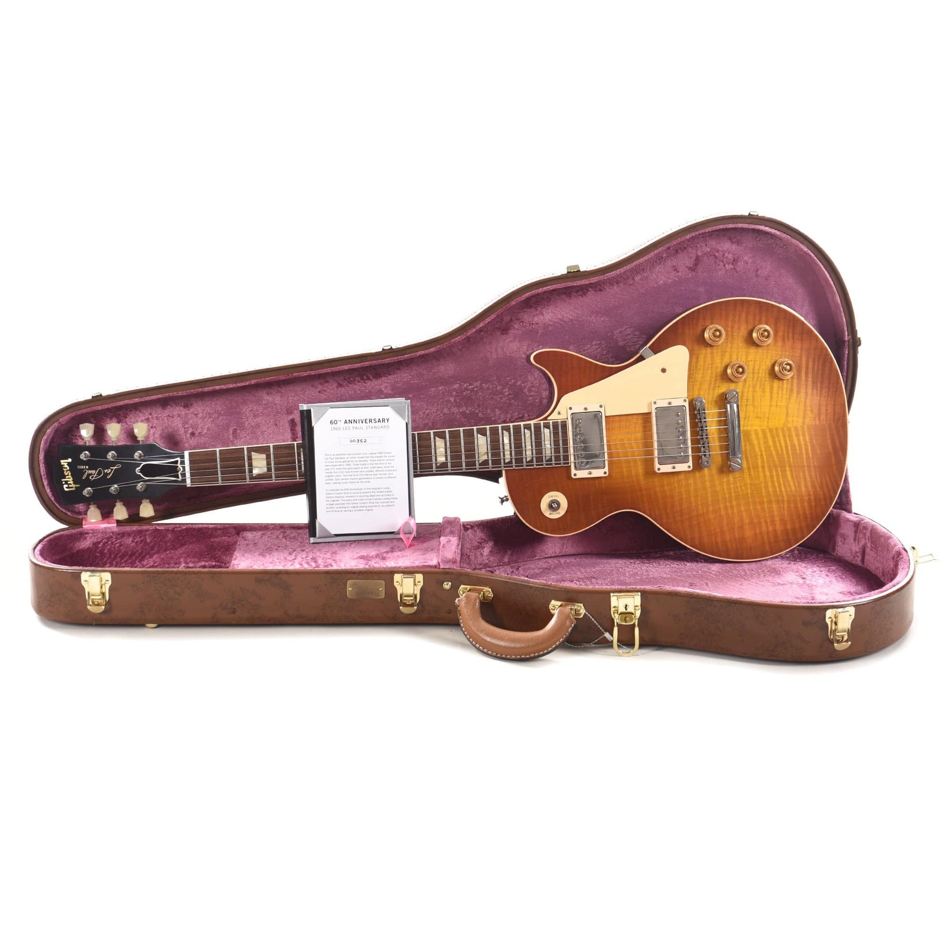 Gibson Custom 60th Anniversary 1960 Les Paul Standard V1 Antiquity Burst VOS 2020 Electric Guitars / Solid Body