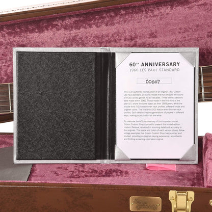 Gibson Custom 60th Anniversary 1960 Les Paul Standard V1 Deep Cherry Sunburst VOS 2020 Electric Guitars / Solid Body