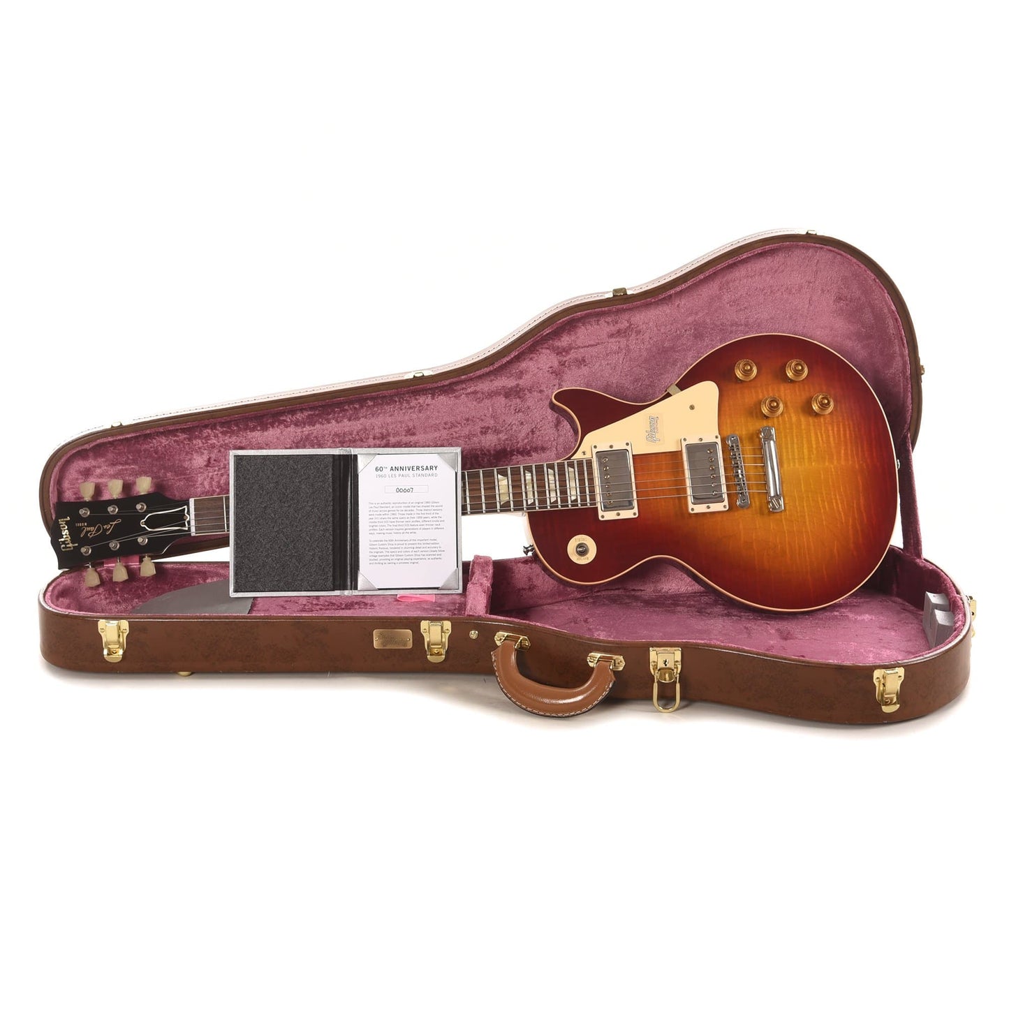 Gibson Custom 60th Anniversary 1960 Les Paul Standard V1 Deep Cherry Sunburst VOS 2020 Electric Guitars / Solid Body