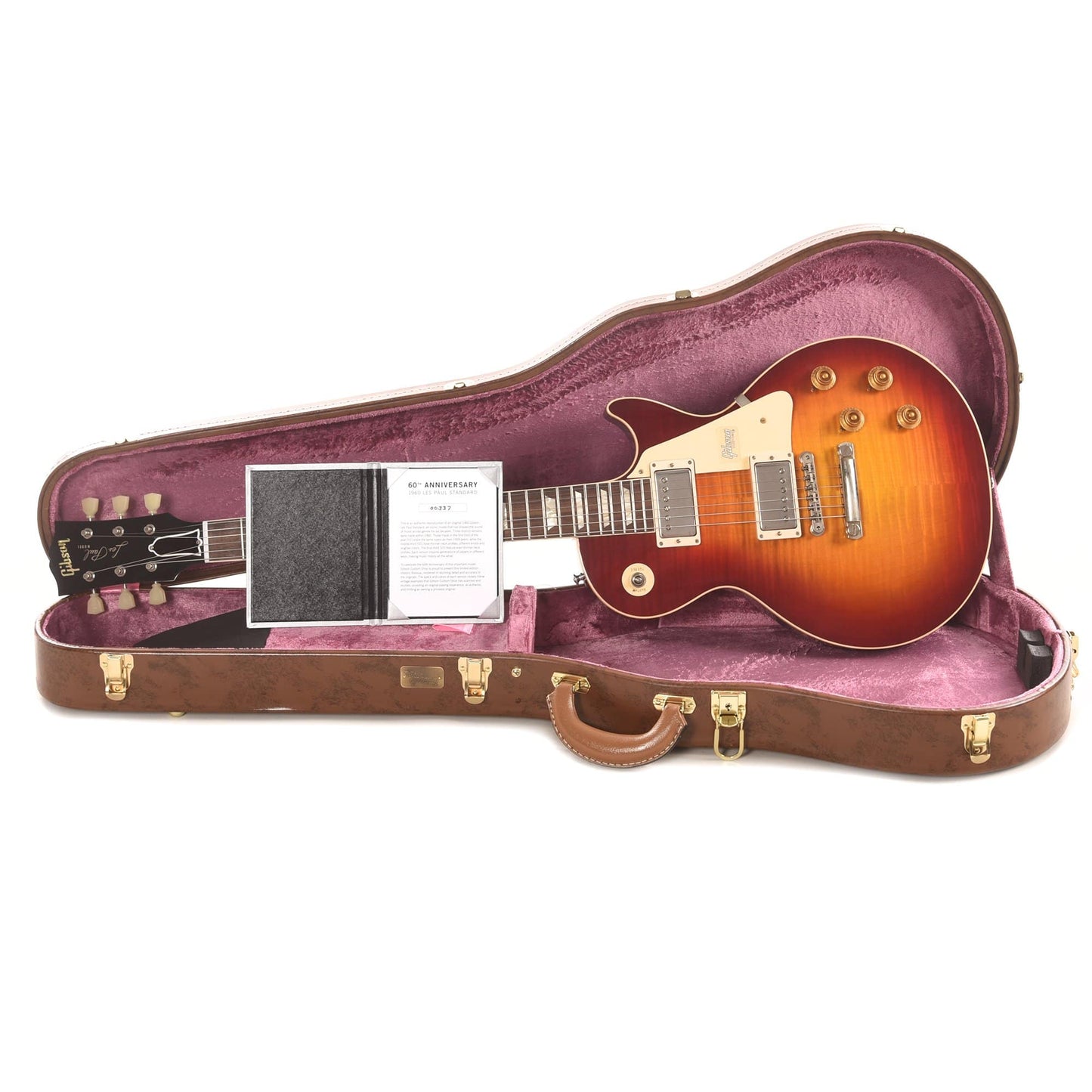 Gibson Custom 60th Anniversary 1960 Les Paul Standard V1 Deep Cherry Sunburst VOS 2020 Electric Guitars / Solid Body