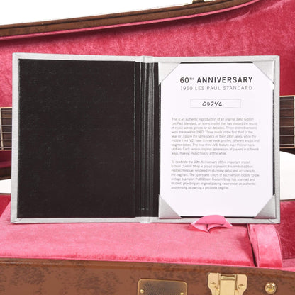 Gibson Custom 60th Anniversary 1960 Les Paul Standard V1 Deep Cherry Sunburst VOS 2020 Electric Guitars / Solid Body