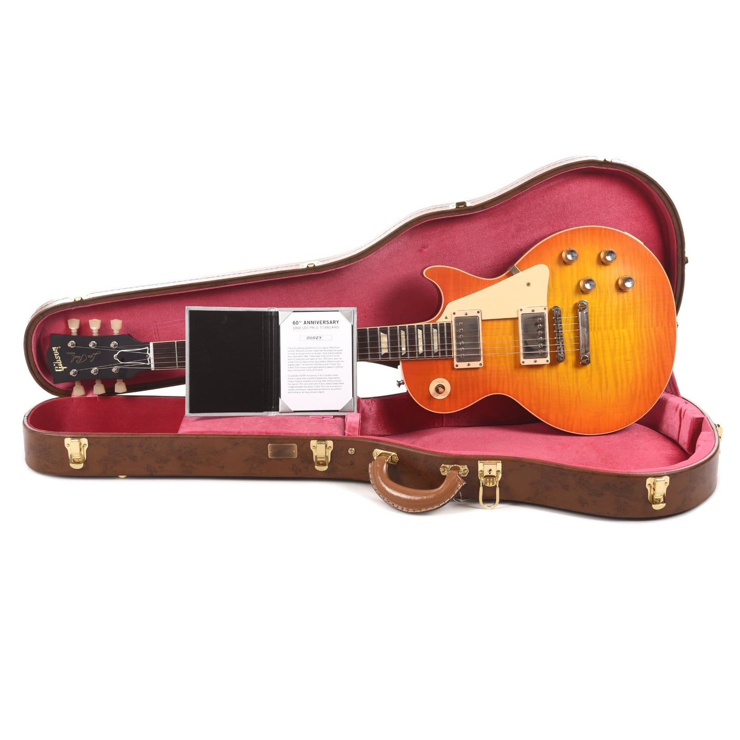 Gibson Custom 60th Anniversary 1960 Les Paul Standard V2 Orange Lemon Fade VOS 2020 Electric Guitars / Solid Body