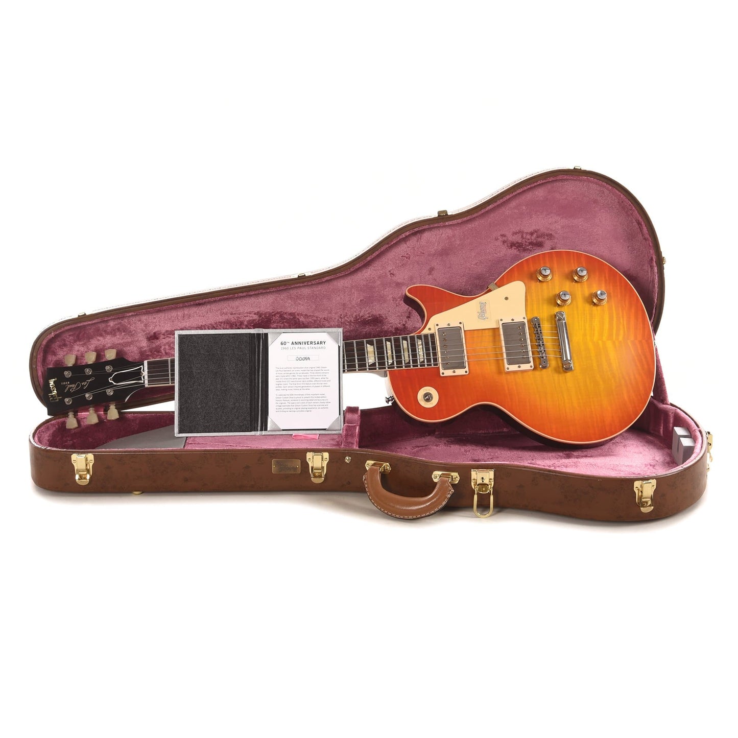 Gibson Custom 60th Anniversary 1960 Les Paul Standard V2 Orange Lemon Fade VOS 2020 Electric Guitars / Solid Body