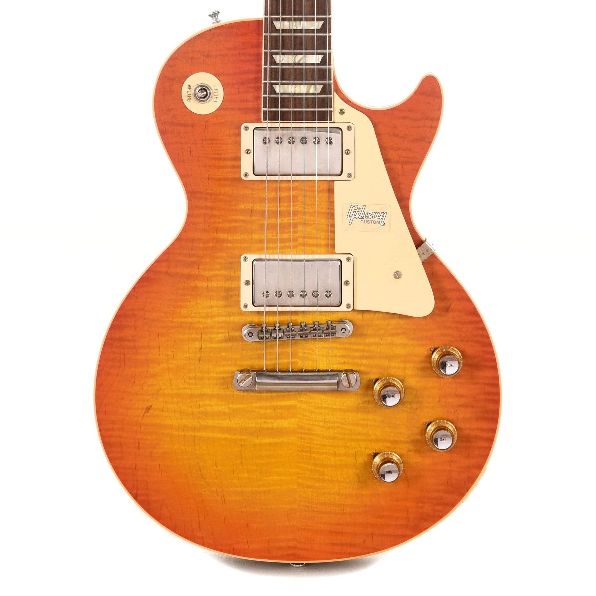 Gibson Custom 60th Anniversary 1960 Les Paul Standard V2 Orange Lemon Fade VOS 2020 Electric Guitars / Solid Body
