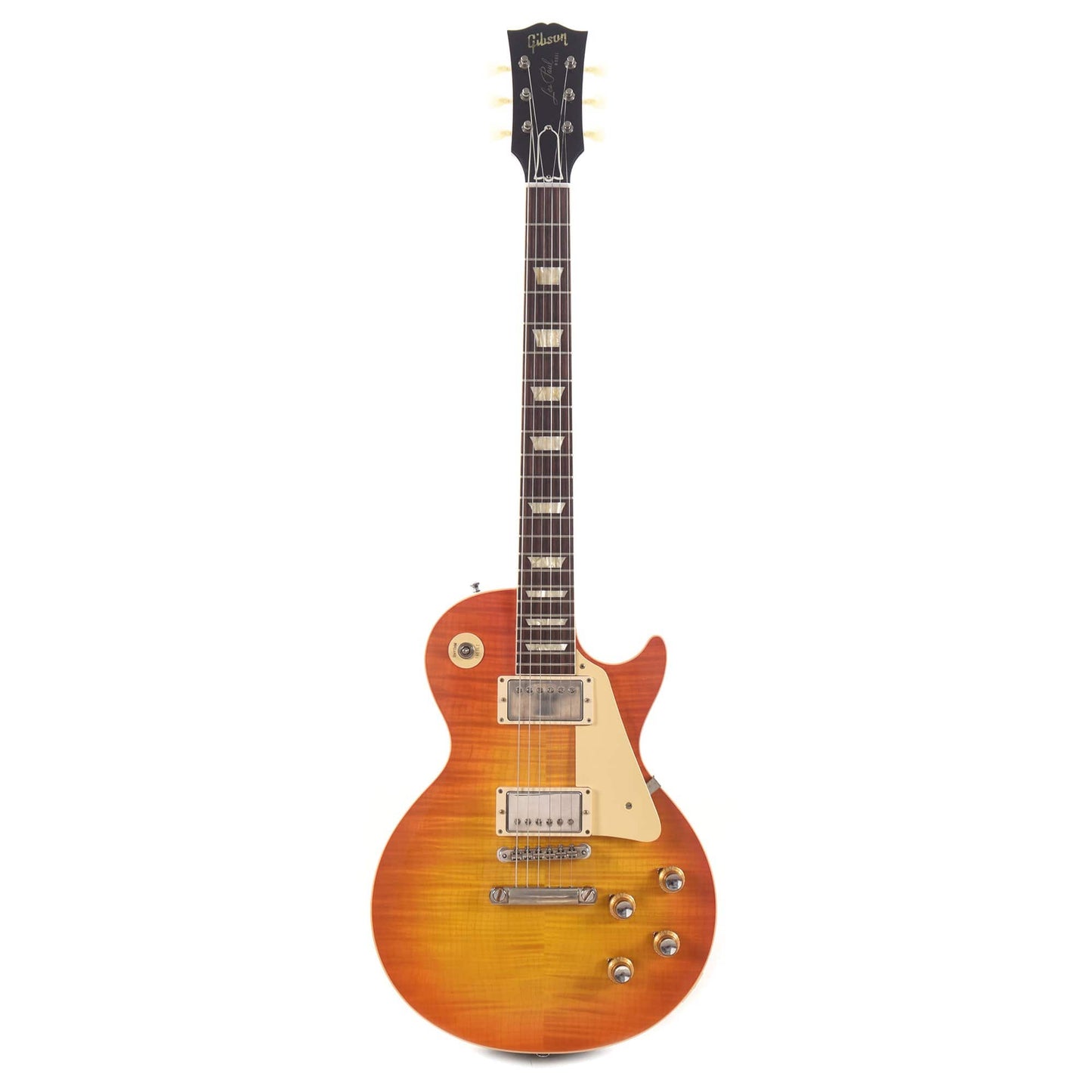 Gibson Custom 60th Anniversary 1960 Les Paul Standard V2 Orange Lemon Fade VOS 2020 Electric Guitars / Solid Body