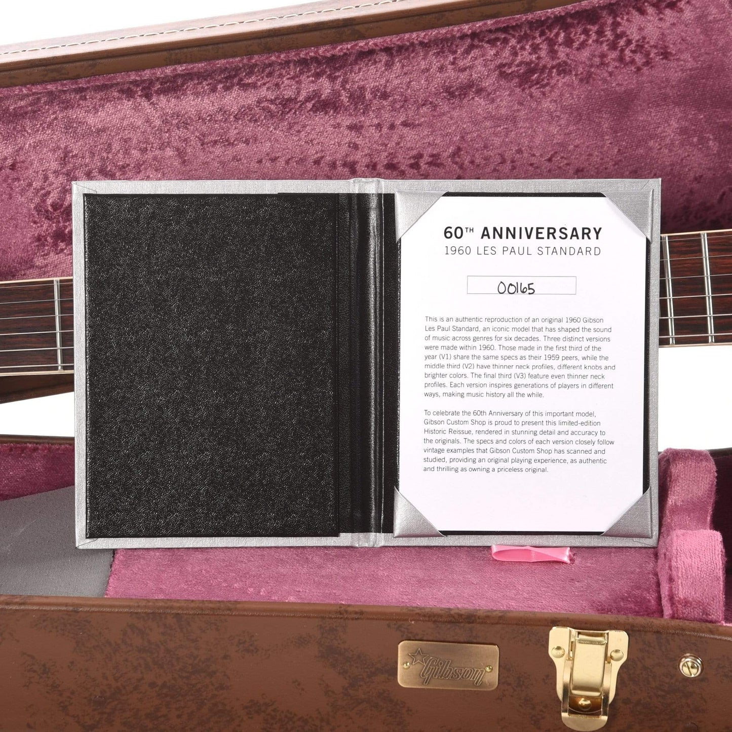 Gibson Custom 60th Anniversary 1960 Les Paul Standard V3 Washed Bourbon Burst VOS 2020 Electric Guitars / Solid Body