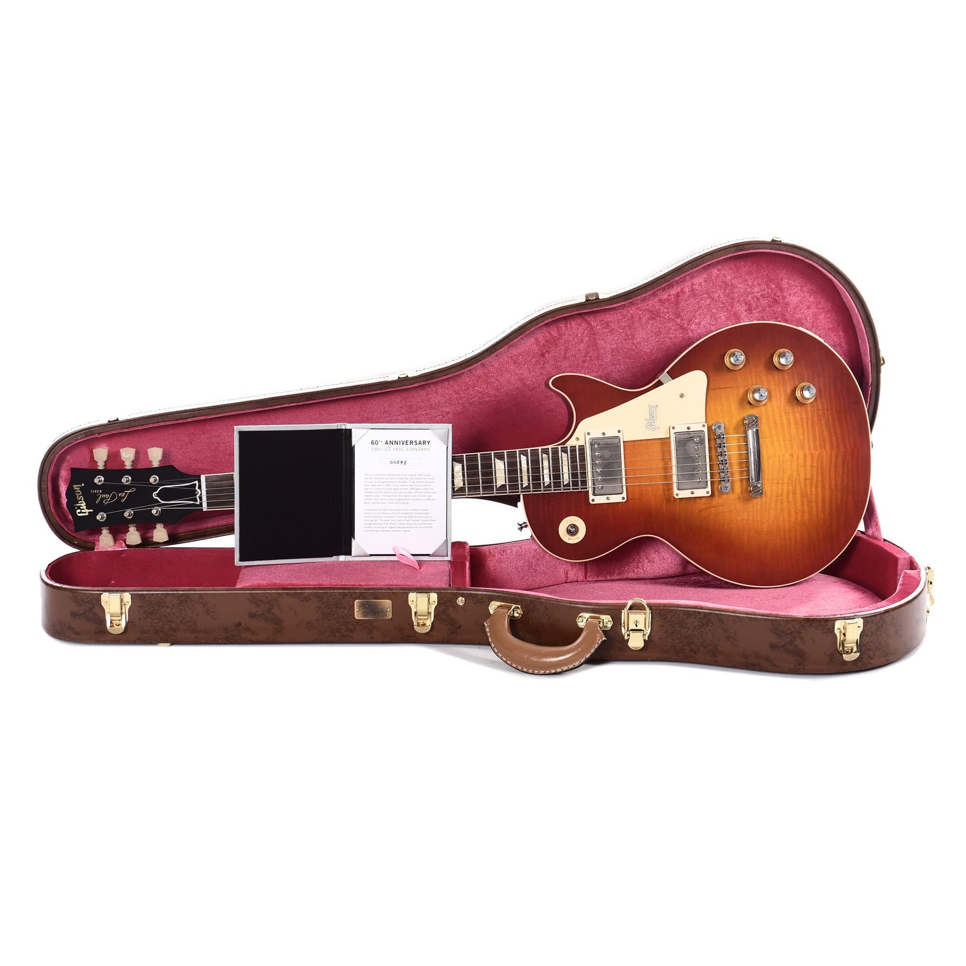 Gibson Custom 60th Anniversary 1960 Les Paul Standard V3 Wide Tomato Burst VOS 2020 Electric Guitars / Solid Body