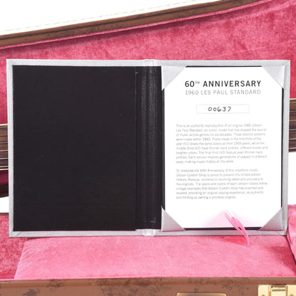 Gibson Custom 60th Anniversary 1960 Les Paul Standard V3 Wide Tomato Burst VOS 2020 Electric Guitars / Solid Body