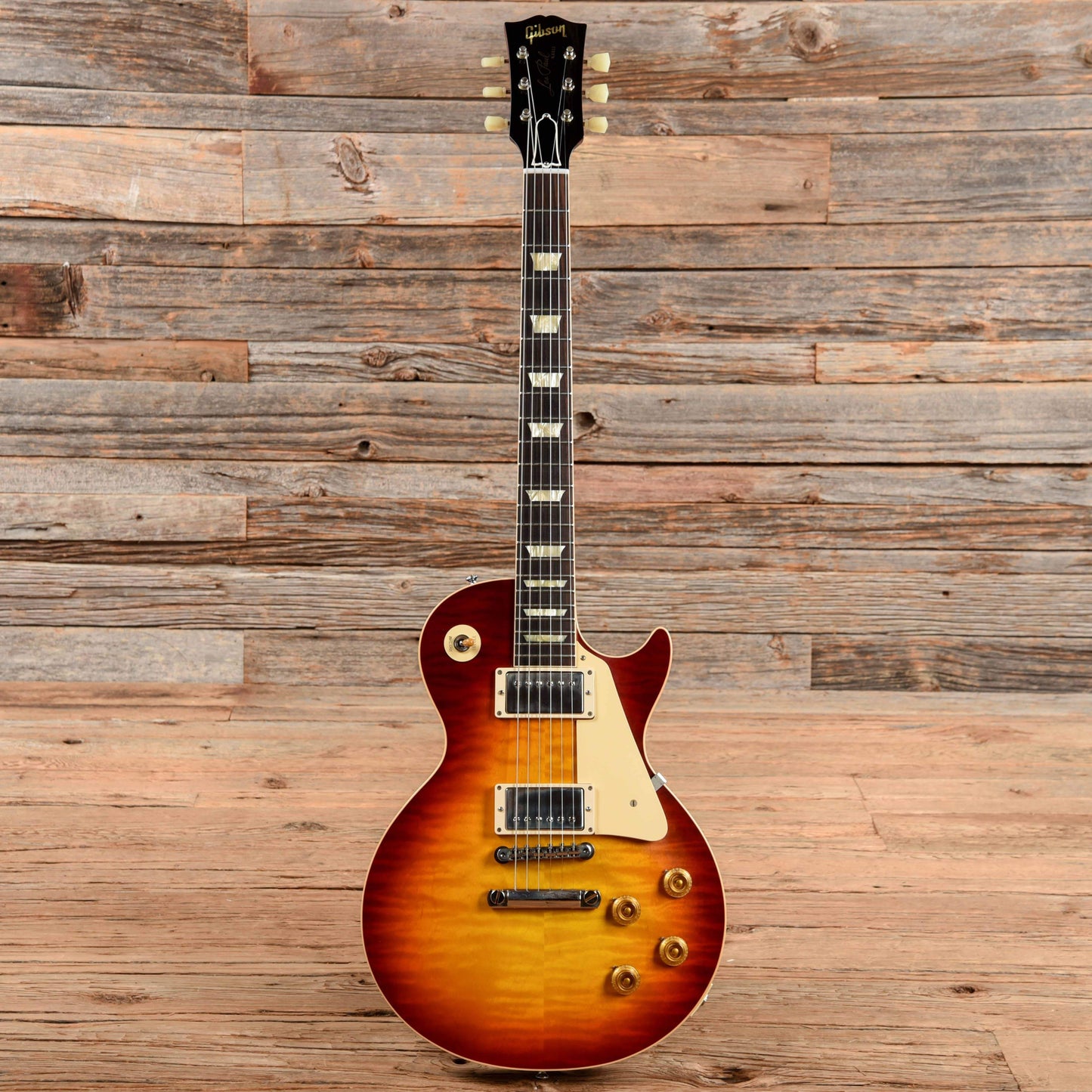 Gibson Custom 60th Anniversary 1960 LP Standard V1 Deep Cherry Sunburst VOS 2020 Electric Guitars / Solid Body