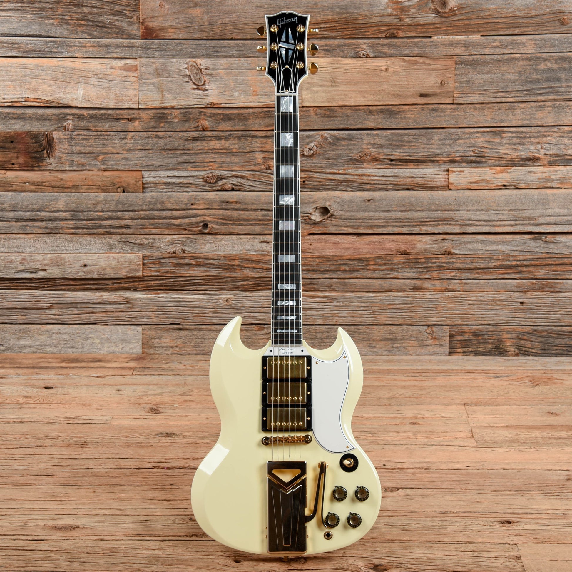 Gibson Custom 60th Anniversary 1961 Les Paul/SG Custom Alpine White 2021 Electric Guitars / Solid Body
