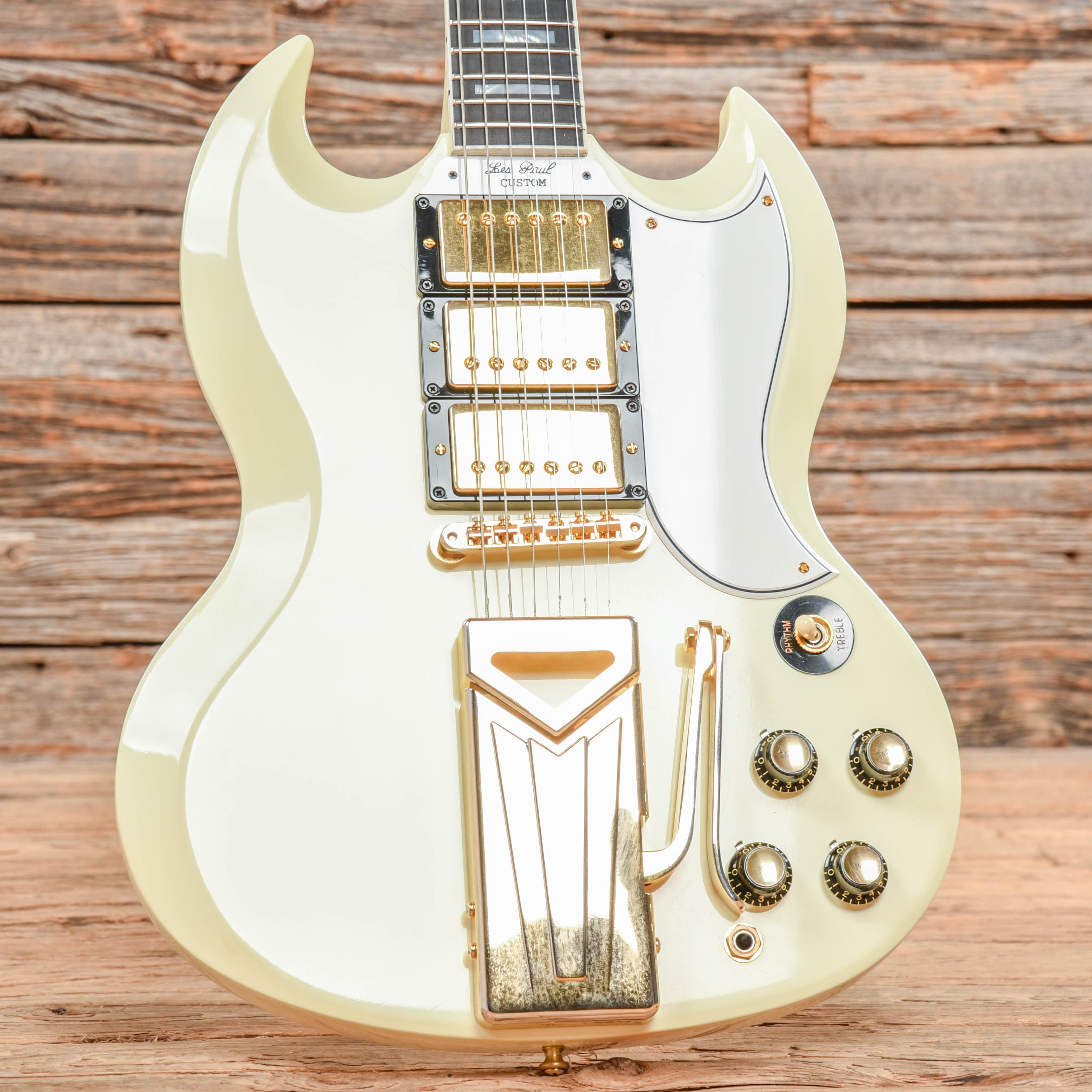 Gibson Custom 60th Anniversary 1961 Les Paul/SG Custom Alpine White 2021 Electric Guitars / Solid Body