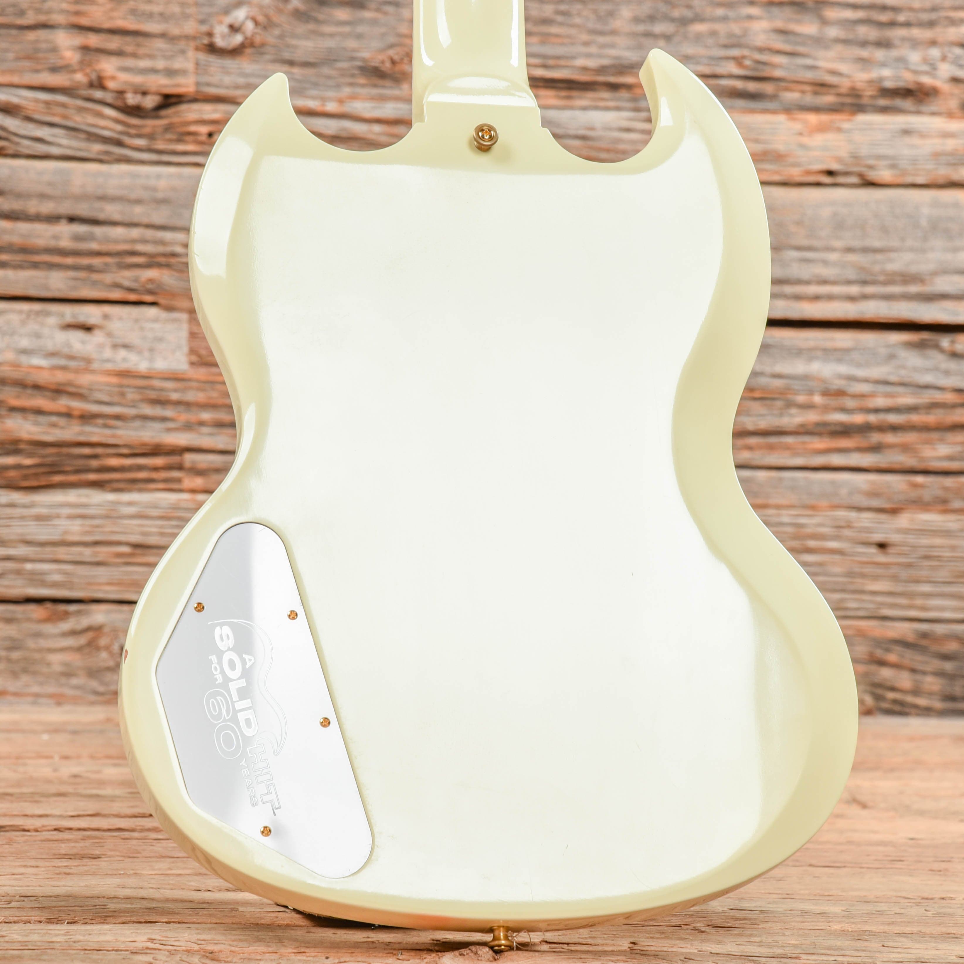 Gibson Custom 60th Anniversary 1961 Les Paul/SG Custom Alpine White 2021 Electric Guitars / Solid Body