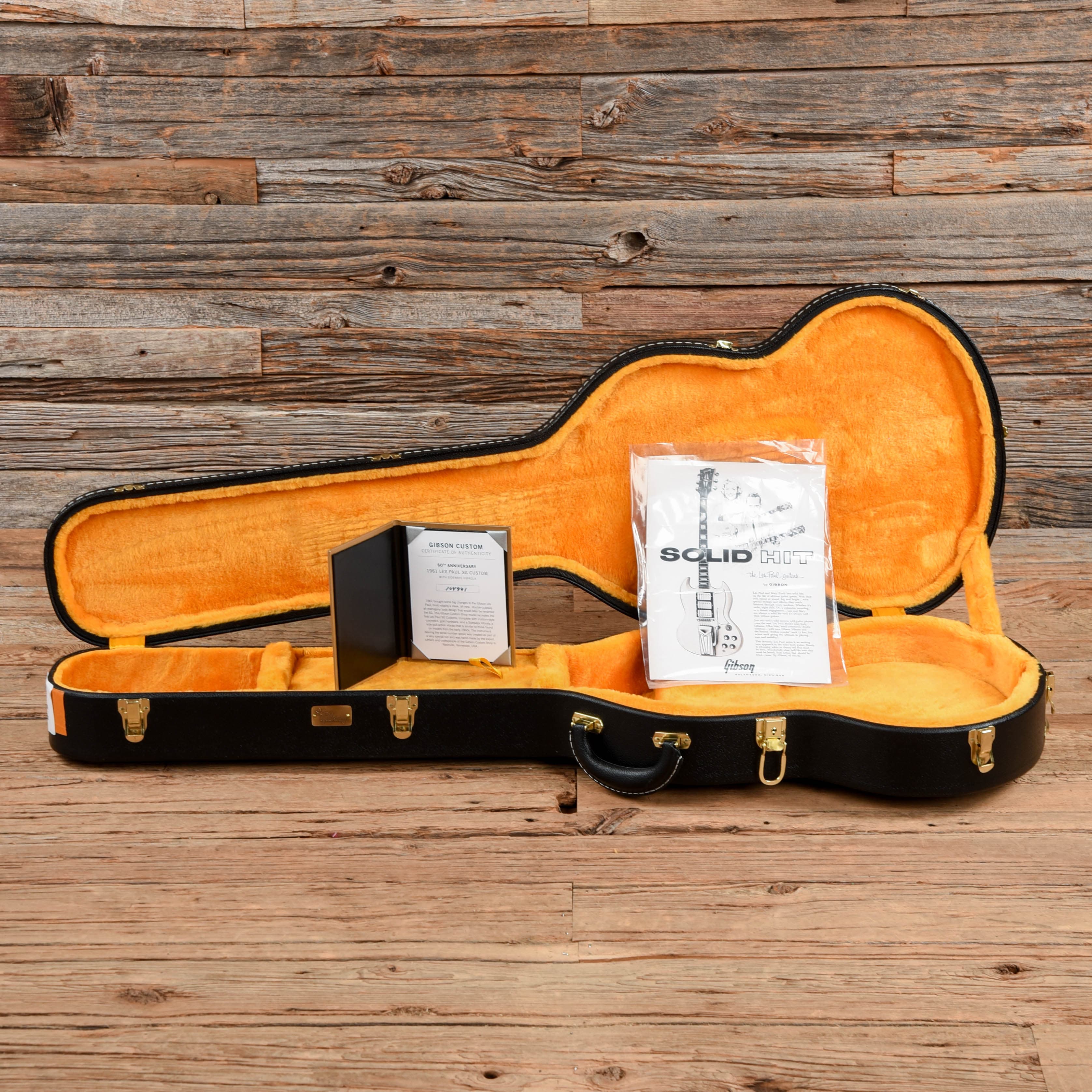 Gibson Custom 60th Anniversary 1961 Les Paul/SG Custom Alpine White 2021 Electric Guitars / Solid Body