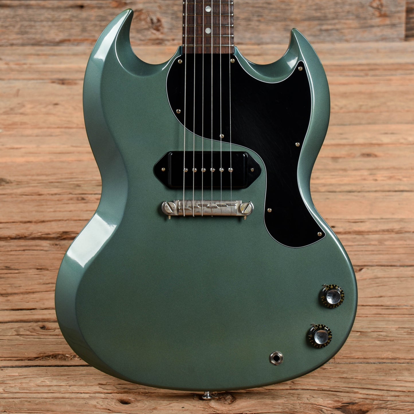 Gibson Custom '63 SG Junior Reissue "CME Spec" Heavy Antique Pelham Blue 2021 Electric Guitars / Solid Body