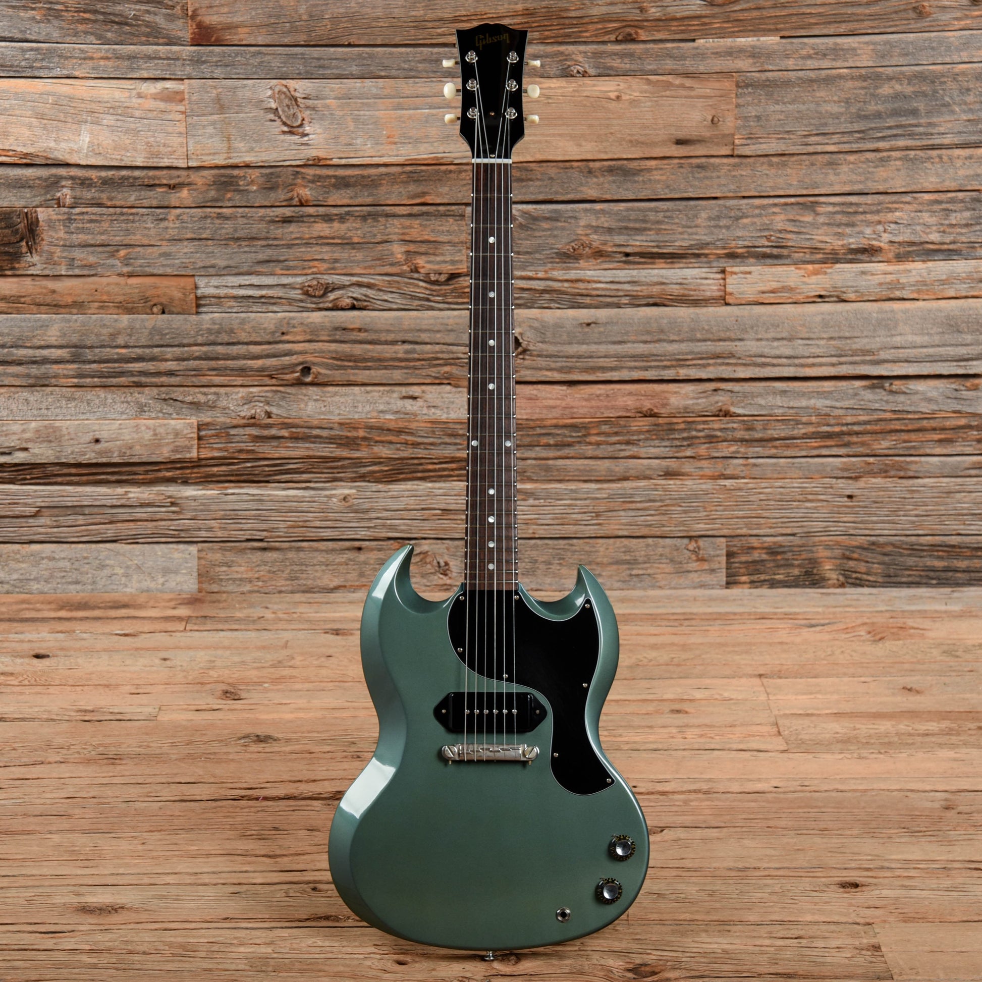 Gibson Custom '63 SG Junior Reissue "CME Spec" Heavy Antique Pelham Blue 2021 Electric Guitars / Solid Body