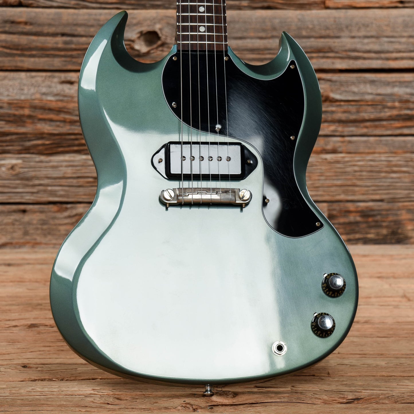 Gibson Custom '63 SG Junior Reissue "CME Spec" Heavy Antique Pelham Blue 2021 Electric Guitars / Solid Body