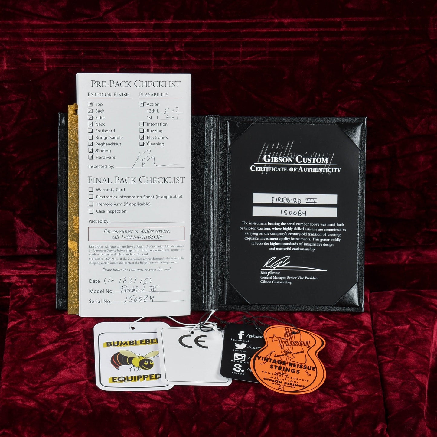 Gibson Custom '65 Firebird III Pelham Blue 2015 Electric Guitars / Solid Body