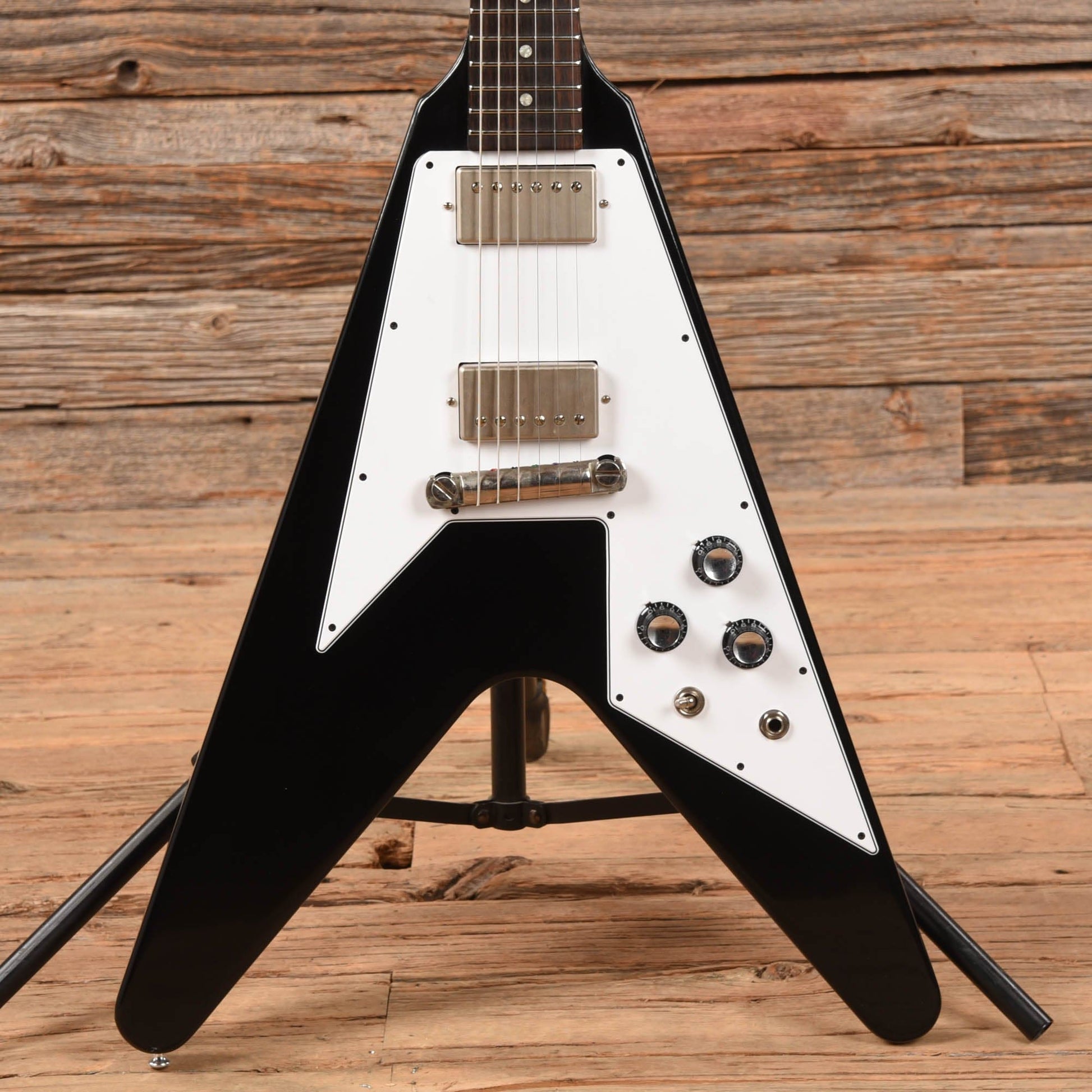 Gibson Custom 67 Flying V Ebony 2010 Electric Guitars / Solid Body