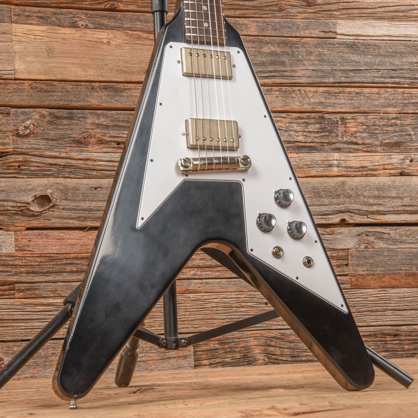 Gibson Custom 67 Flying V Ebony 2010 Electric Guitars / Solid Body