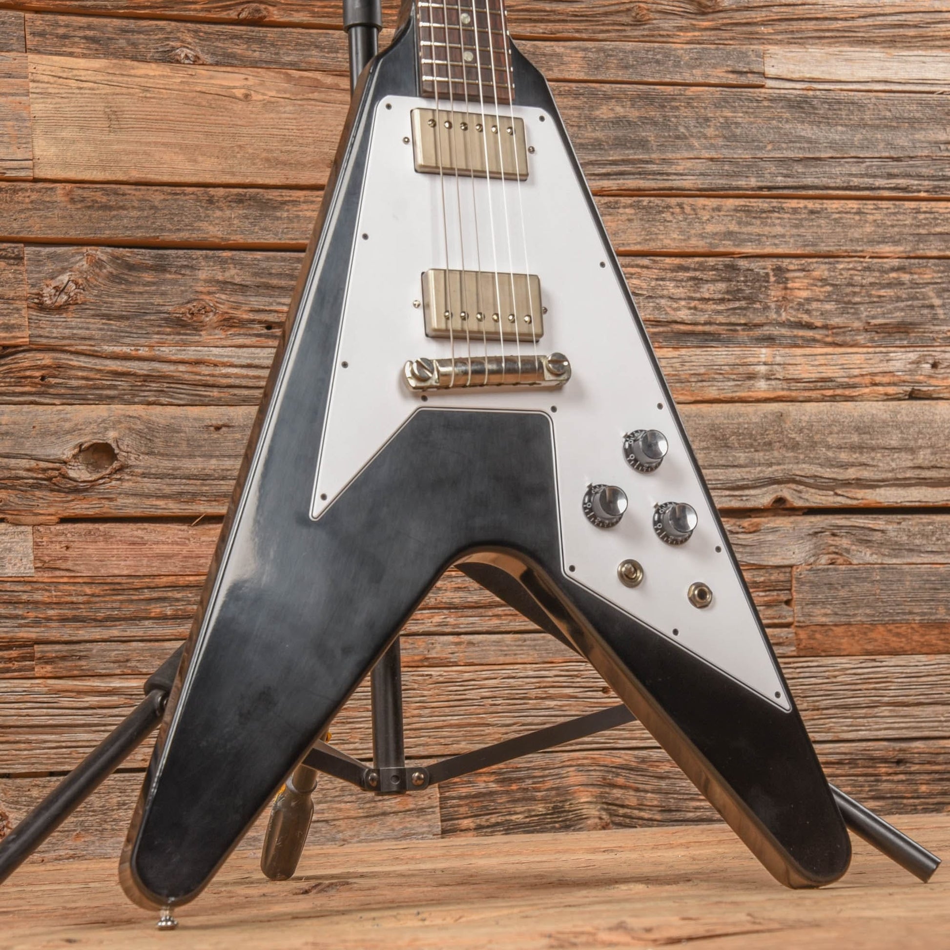 Gibson Custom 67 Flying V Ebony 2010 Electric Guitars / Solid Body