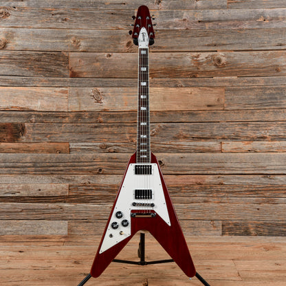 Gibson Custom 70's Flying V Faded Cherry 2022 LEFTY Electric Guitars / Solid Body