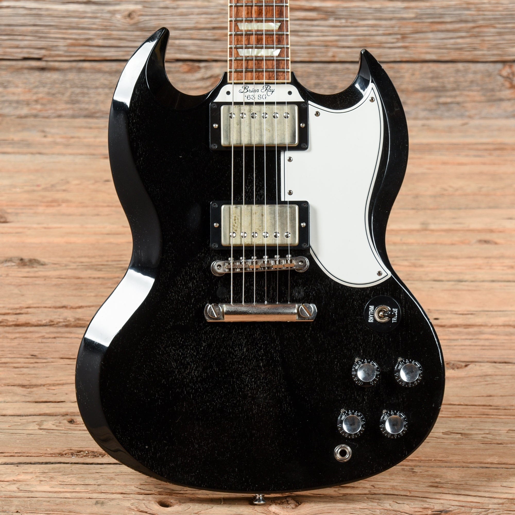Gibson Custom Brian Ray ’63 SG Standard with Bigsby Silver Fox 2015 Electric Guitars / Solid Body