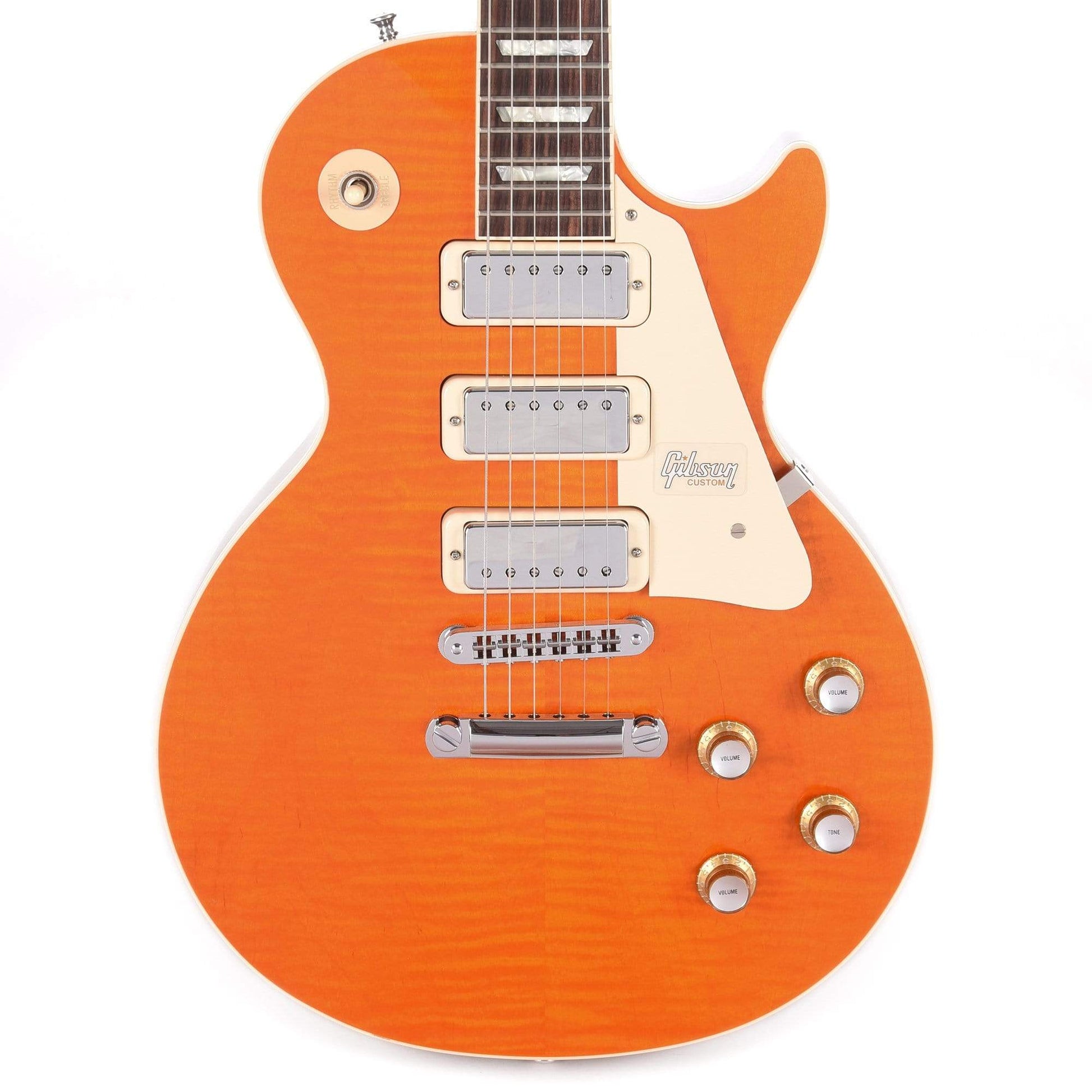 Gibson Custom Class 5 Triple Deluxe 3-Pickup Trans Orange Top Electric Guitars / Solid Body