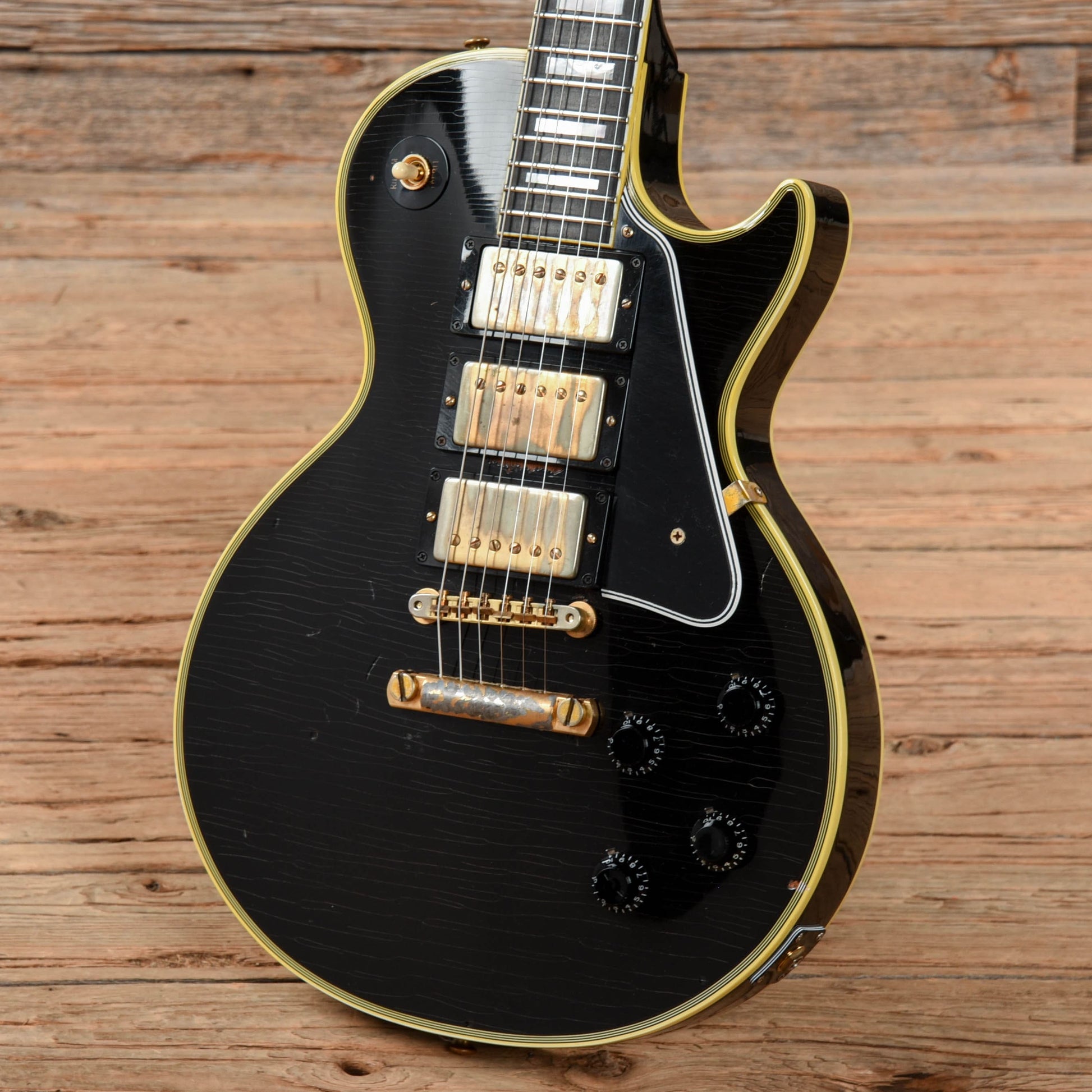 Gibson Custom Collector's Choice #22 "Black Beauty" Tommy Colletti '59 Les Paul Custom Reissue Black Electric Guitars / Solid Body