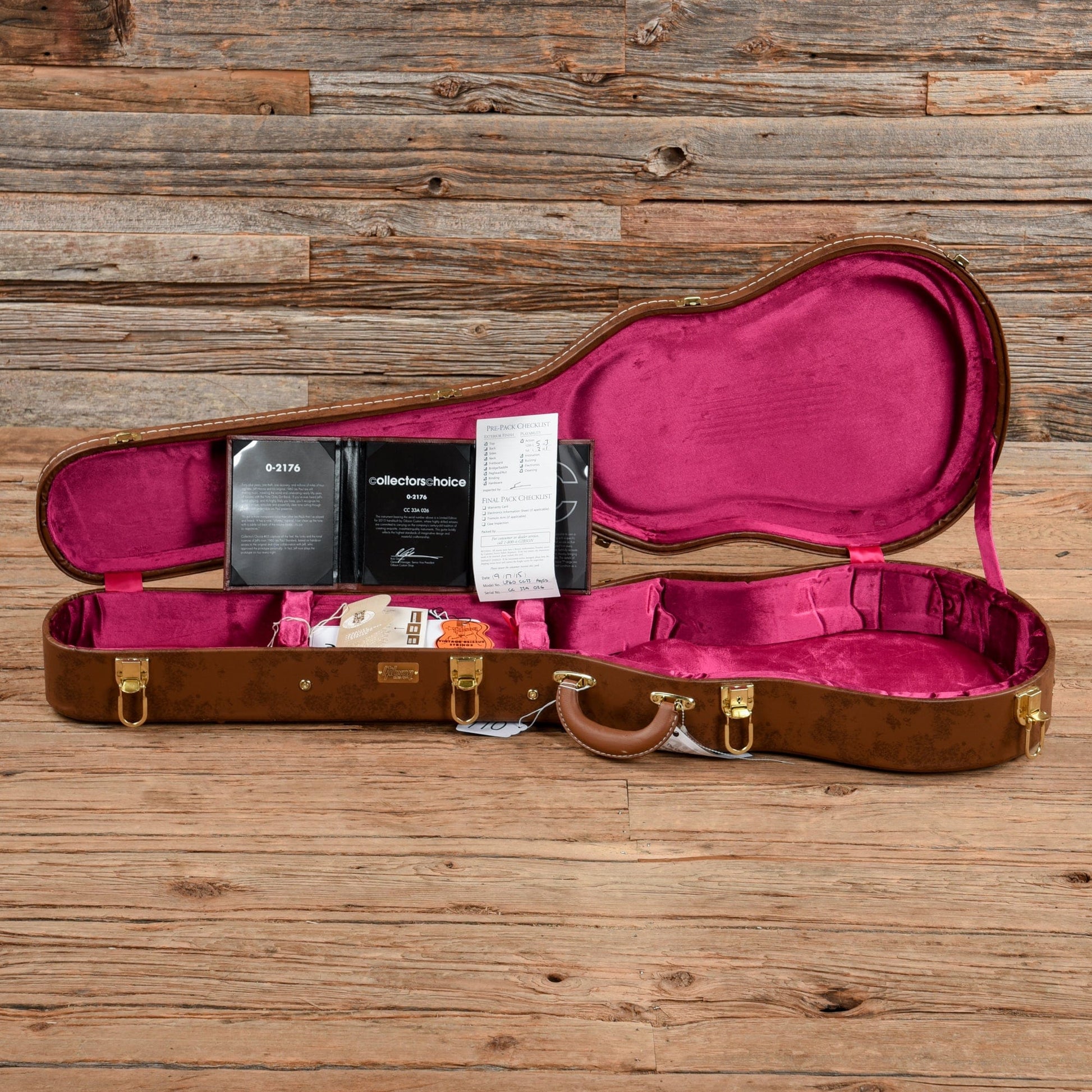 Gibson Custom Collector's Choice #33 "Jeff Hanna" '60 Les Paul Standard Aged Sunburst 2015 Electric Guitars / Solid Body