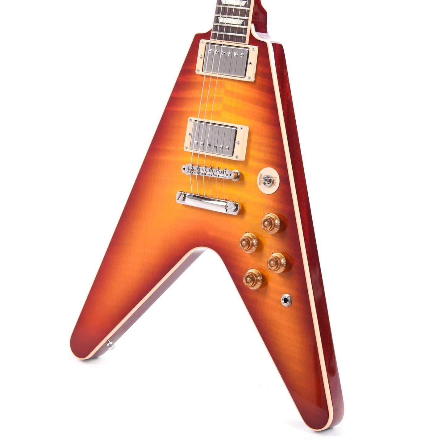 Gibson Custom Flying V Standard Washed Cherry Electric Guitars / Solid Body