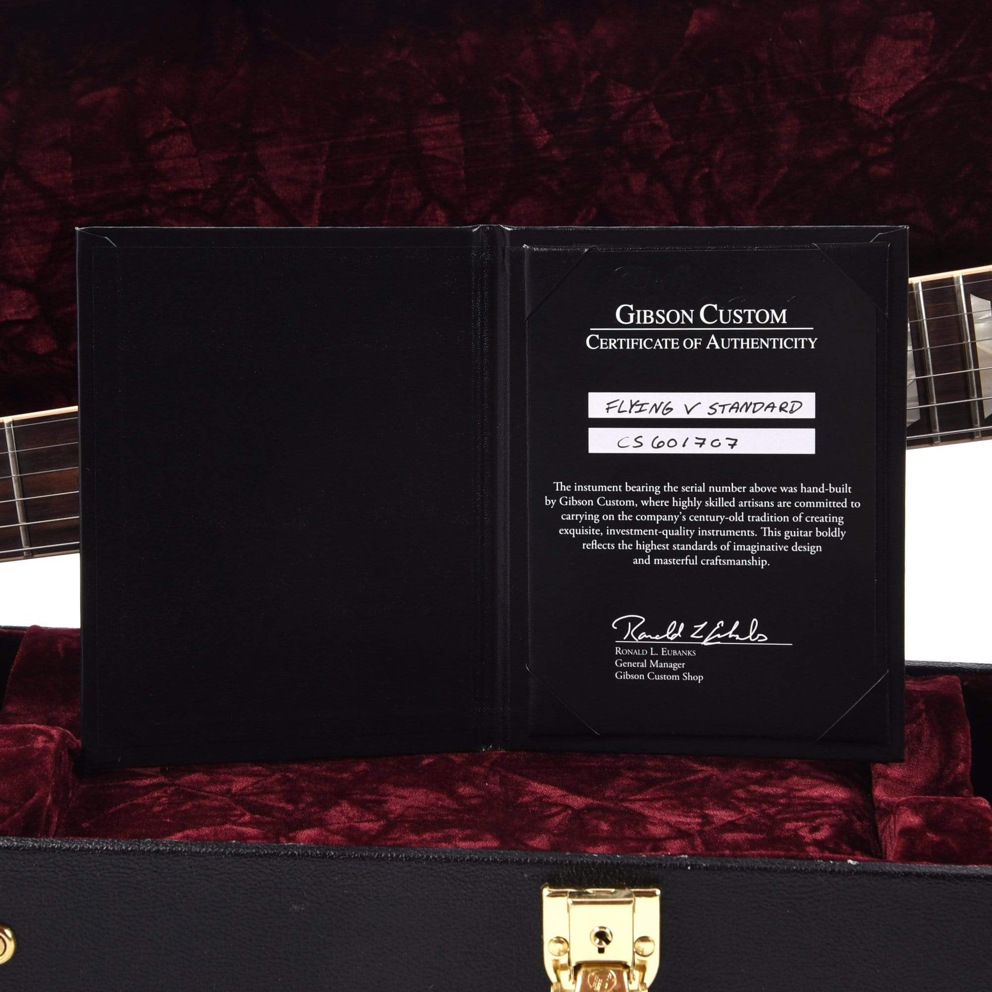 Gibson Custom Flying V Standard Washed Cherry Electric Guitars / Solid Body