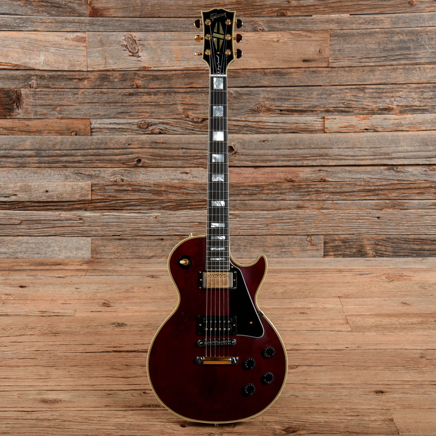 Gibson Custom Jerry Cantrell Signature "Wino" Les Paul Custom (Signed, Aged) Wine Red 2021 Electric Guitars / Solid Body