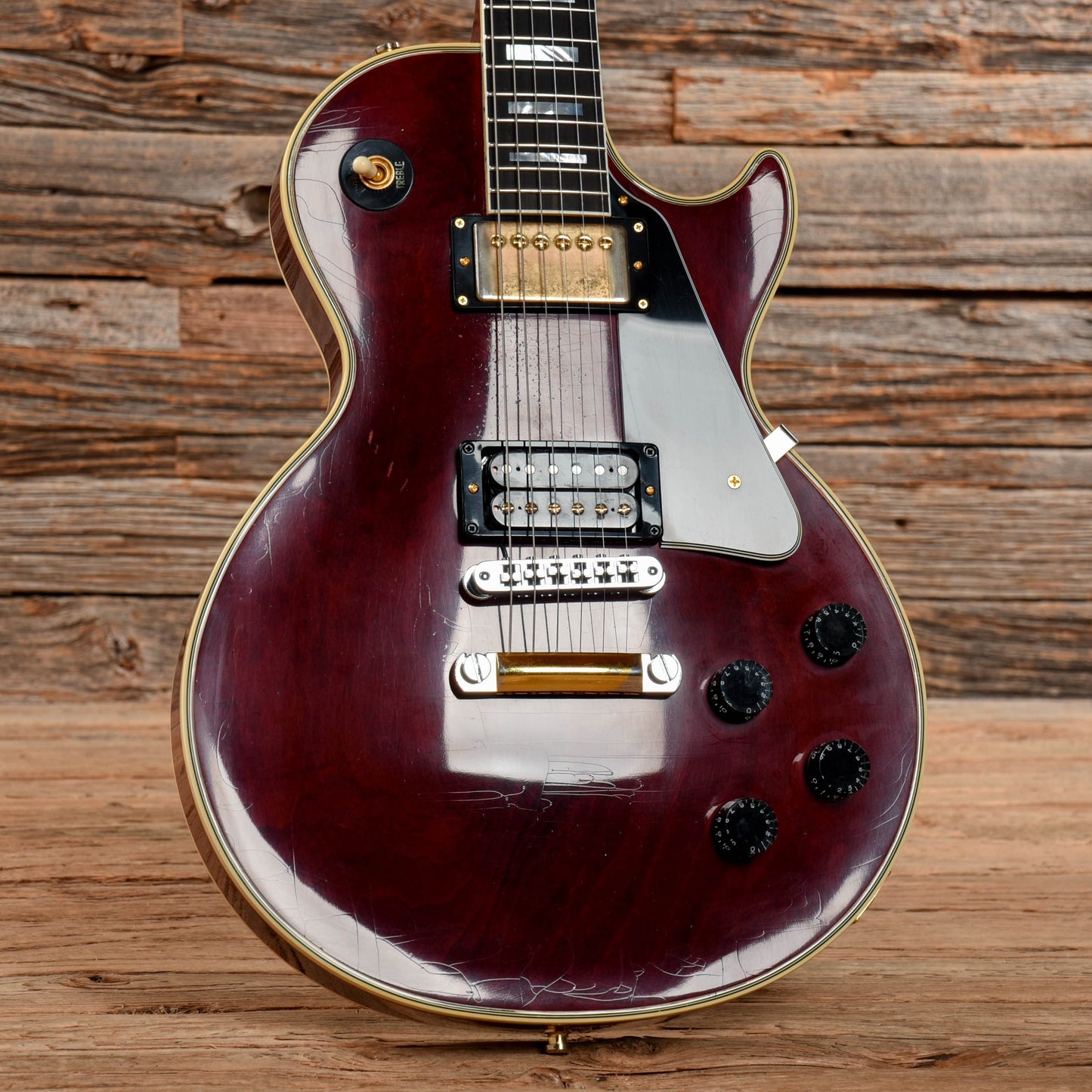 Gibson Custom Jerry Cantrell Signature "Wino" Les Paul Custom (Signed, Aged) Wine Red 2021 Electric Guitars / Solid Body