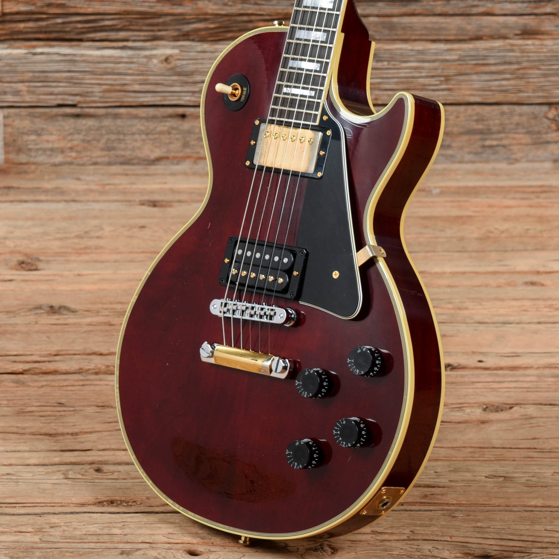 Gibson Custom Jerry Cantrell Signature "Wino" Les Paul Custom (Signed, Aged) Wine Red Electric Guitars / Solid Body