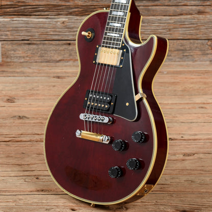 Gibson Custom Jerry Cantrell Signature "Wino" Les Paul Custom (Signed, Aged) Wine Red Electric Guitars / Solid Body