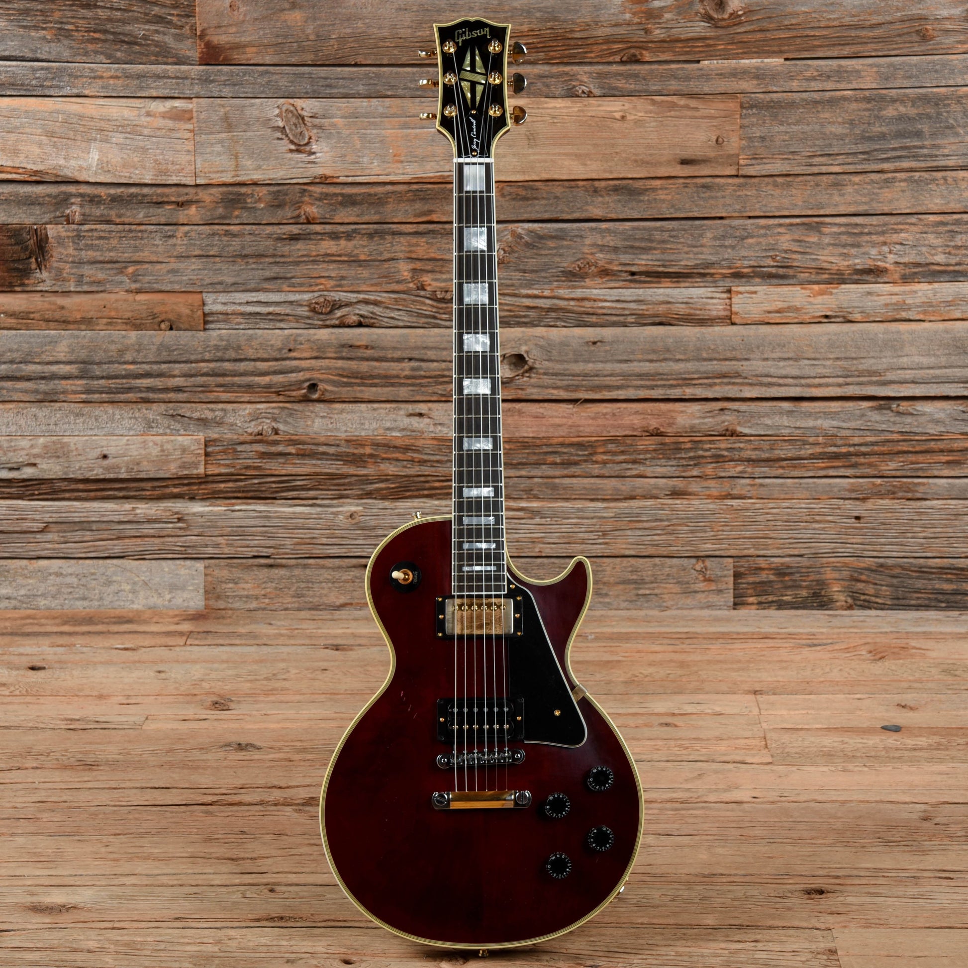 Gibson Custom Jerry Cantrell Signature "Wino" Les Paul Custom (Signed, Aged) Wine Red Electric Guitars / Solid Body