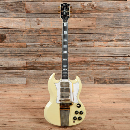 Gibson Custom Jimi Hendrix 67' SG Reissue Aged Polaris White 2020 Electric Guitars / Solid Body