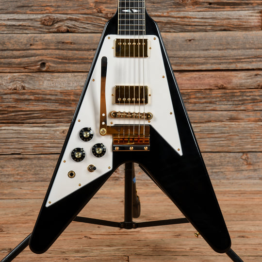 Gibson Custom Jimi Hendrix Signature 69 Flying V Ebony 2021 LEFTY Electric Guitars / Solid Body