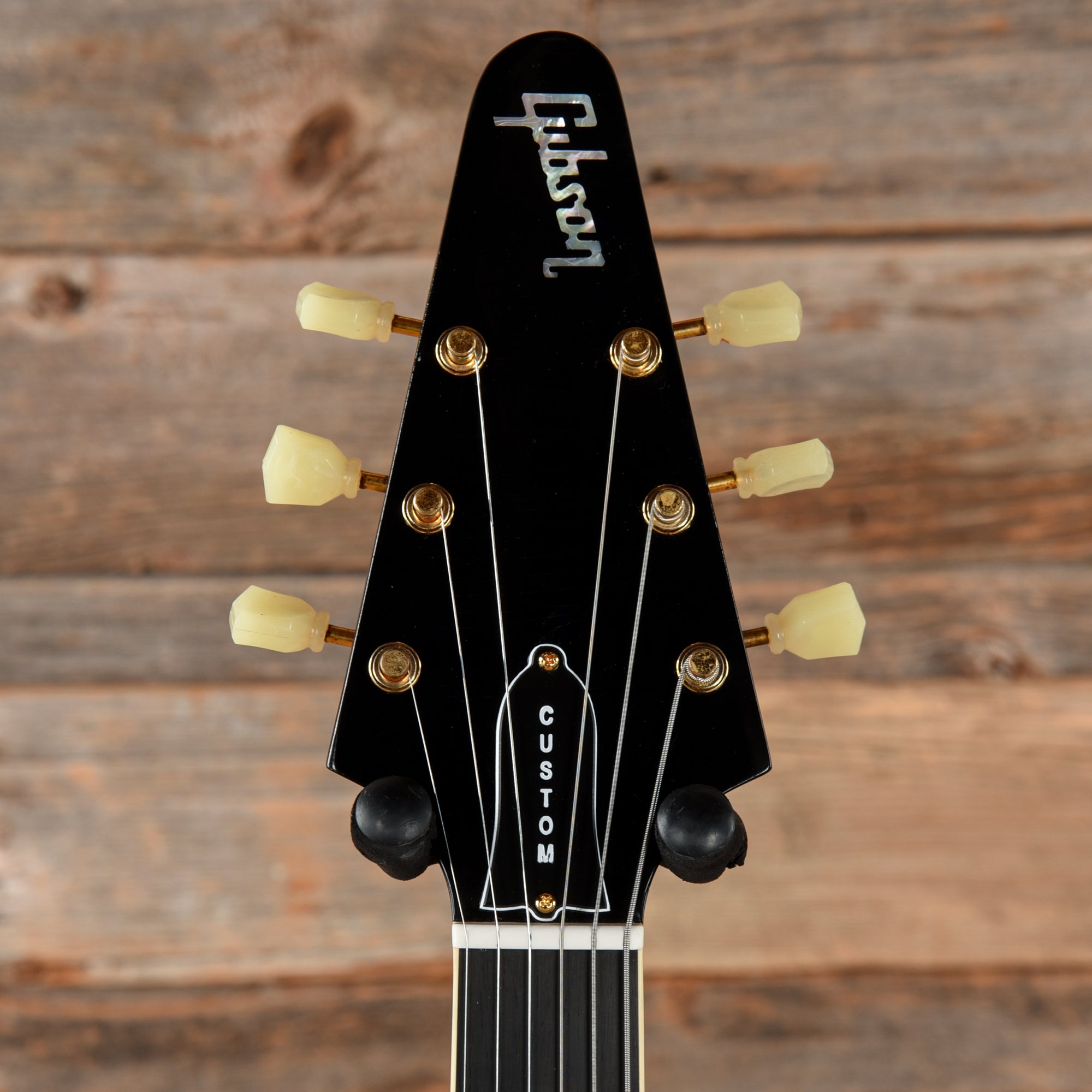 Gibson Custom Jimi Hendrix Signature 69 Flying V Ebony 2021 LEFTY Electric Guitars / Solid Body