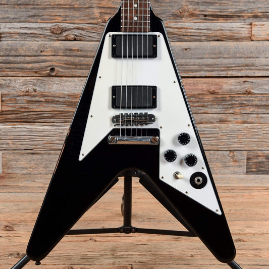 Gibson Custom Kirk Hammett Flying V Aged Black 2012 Electric Guitars / Solid Body