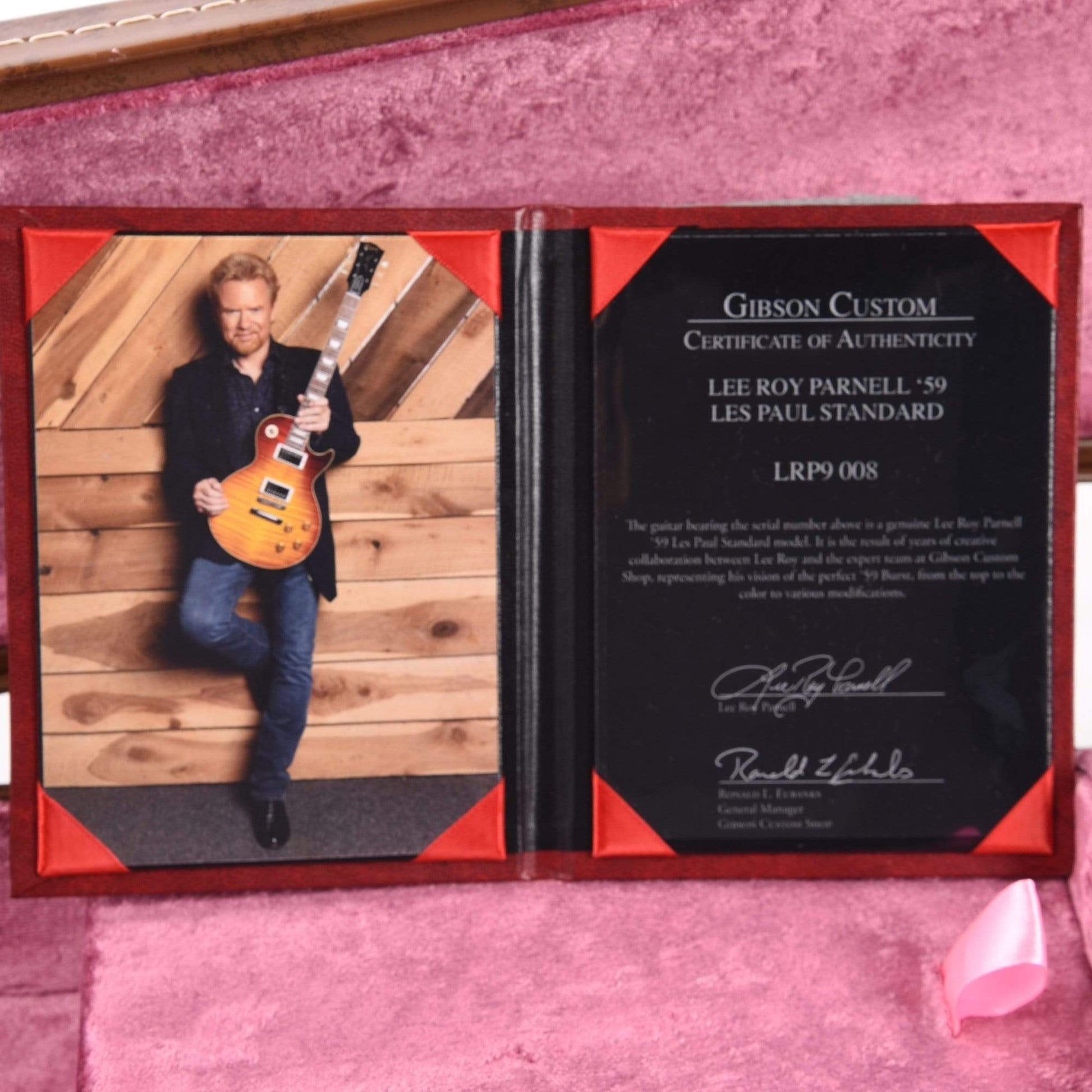 Gibson Custom Lee Roy Parnell '59 Les Paul Standard Abilene Sunset Burst Electric Guitars / Solid Body