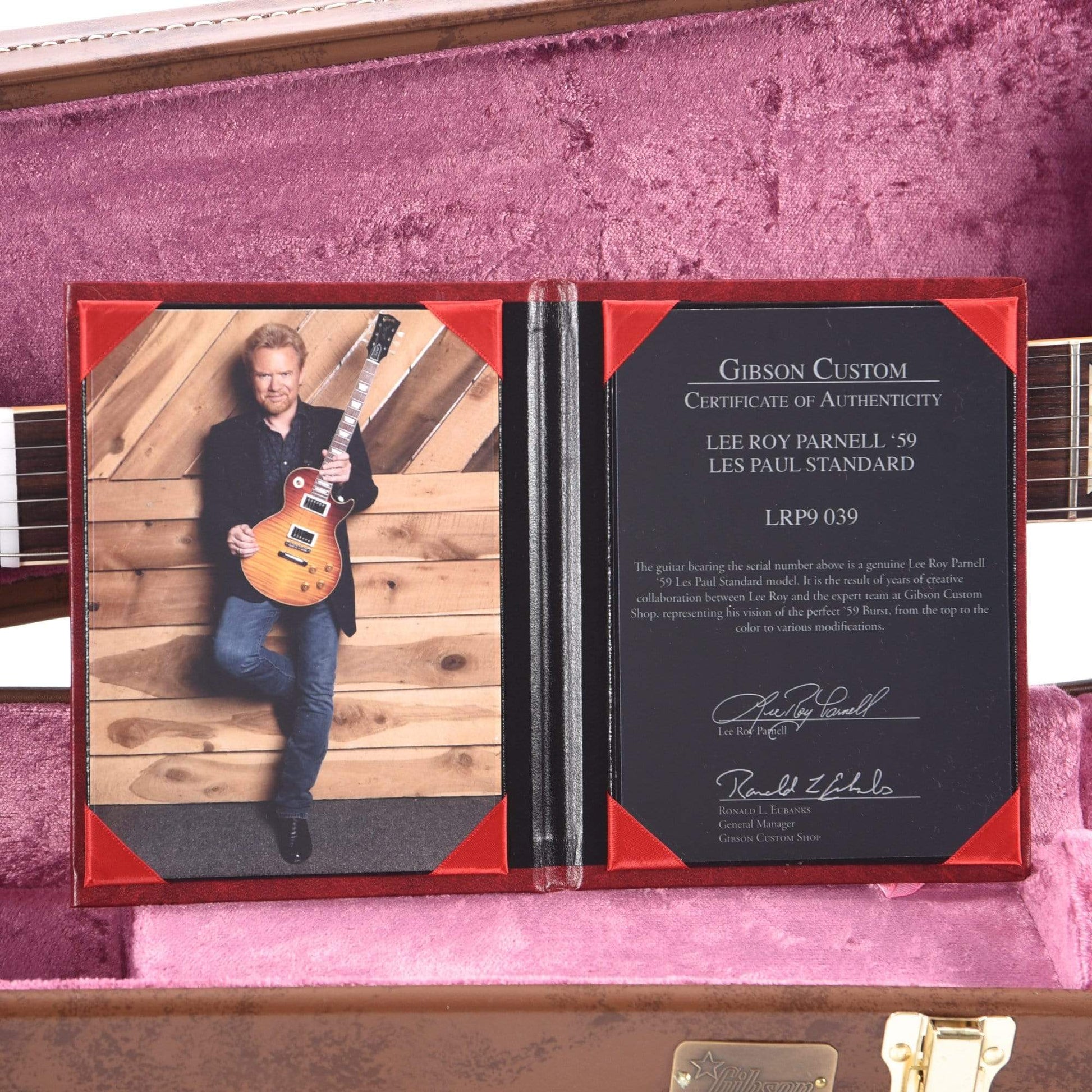 Gibson Custom Lee Roy Parnell '59 Les Paul Standard Abilene Sunset Burst Electric Guitars / Solid Body