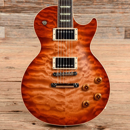 Gibson Custom Les Paul Class 5 Quilt Sunburst 2014 Electric Guitars / Solid Body