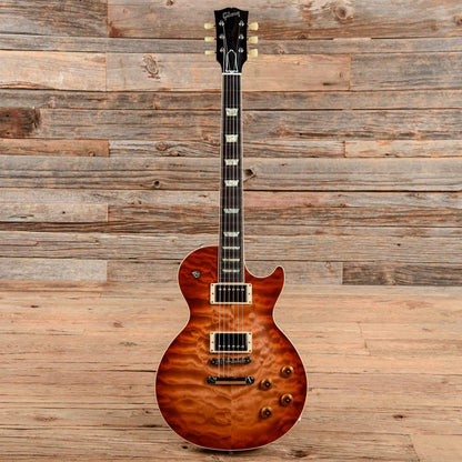 Gibson Custom Les Paul Class 5 Quilt Sunburst 2014 Electric Guitars / Solid Body