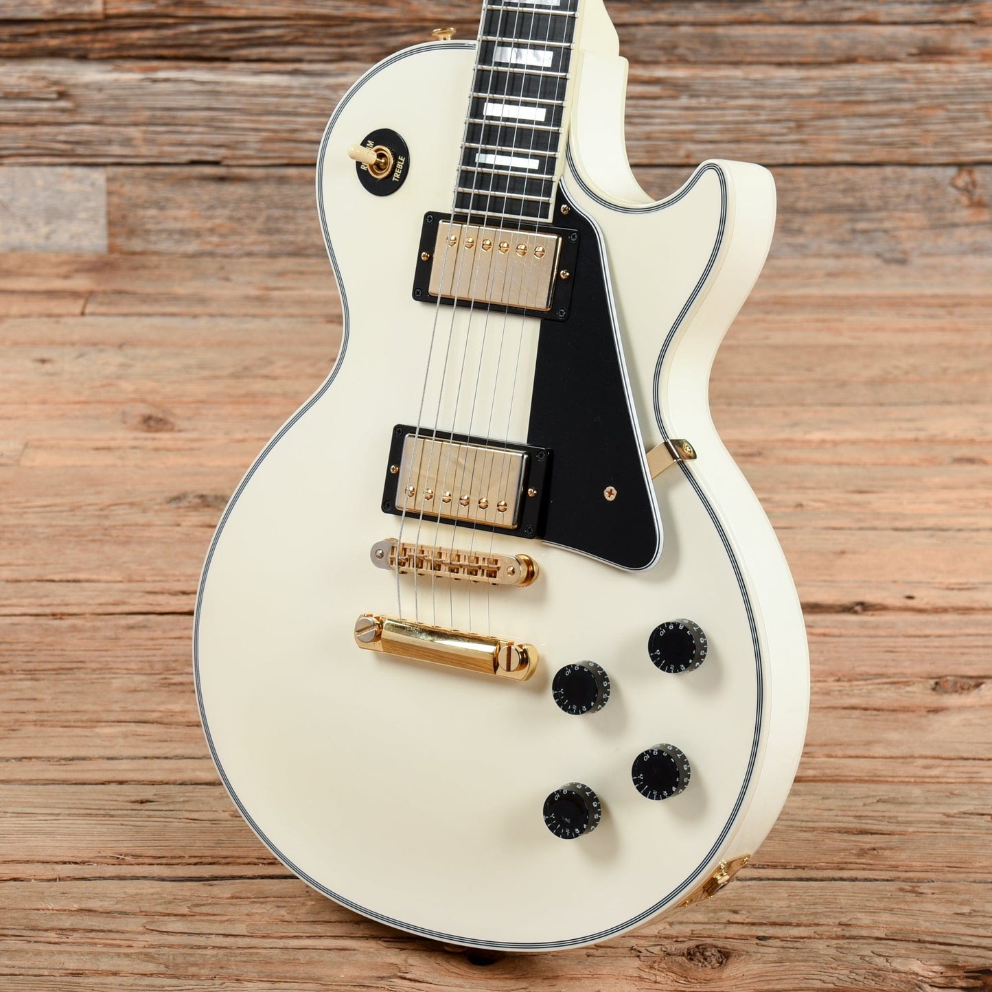 Gibson Custom Les Paul Custom Alpine White 2012 Electric Guitars / Solid Body