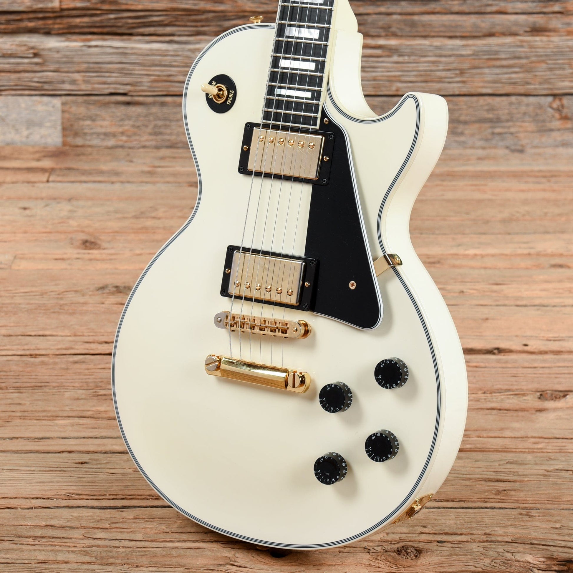 Gibson Custom Les Paul Custom Alpine White 2012 Electric Guitars / Solid Body