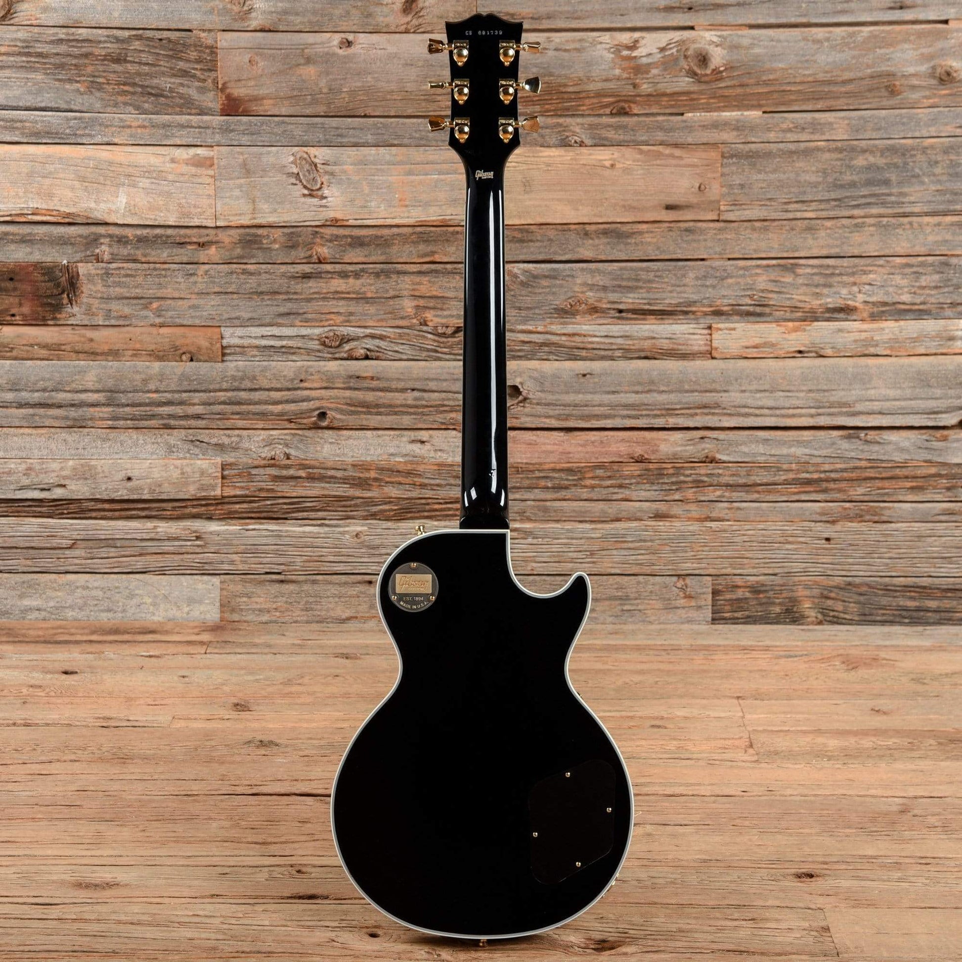 Gibson Custom Les Paul Custom Ebony 2016 LEFTY Electric Guitars / Solid Body