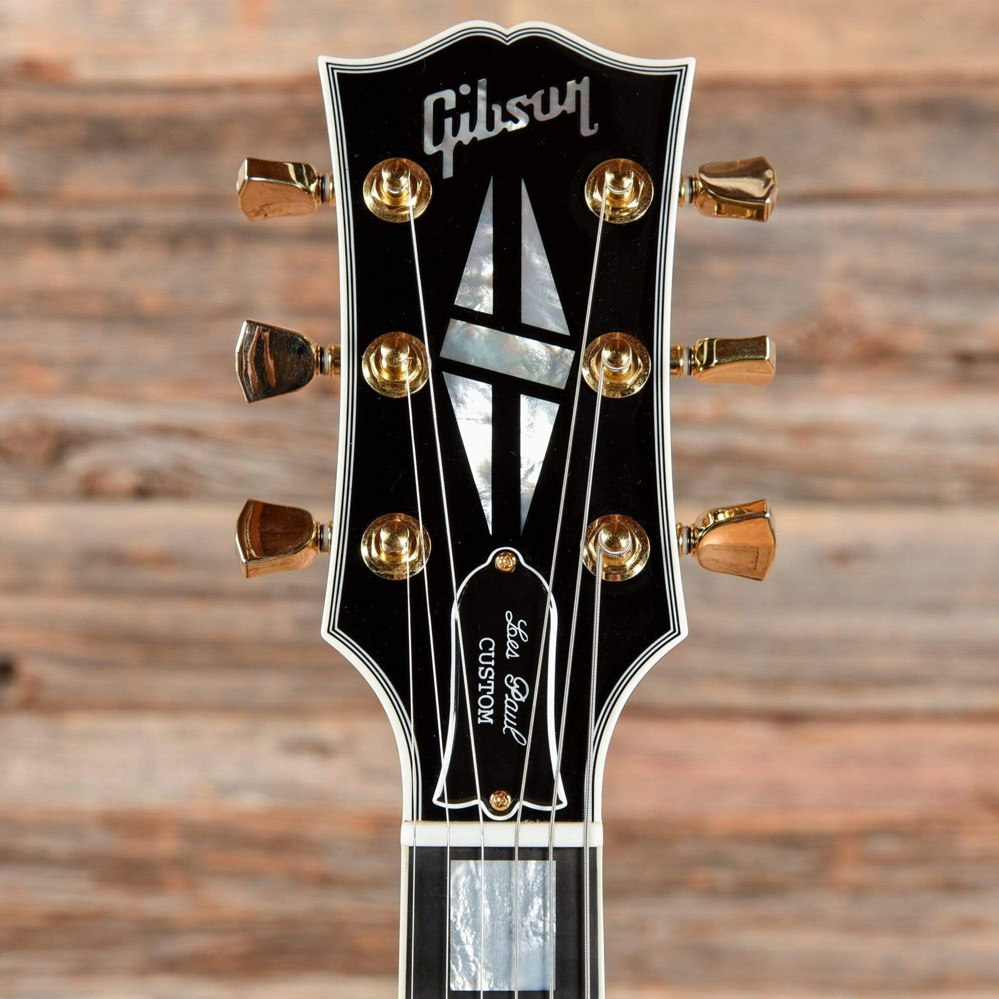 Gibson Custom Les Paul Custom Ebony 2016 LEFTY Electric Guitars / Solid Body