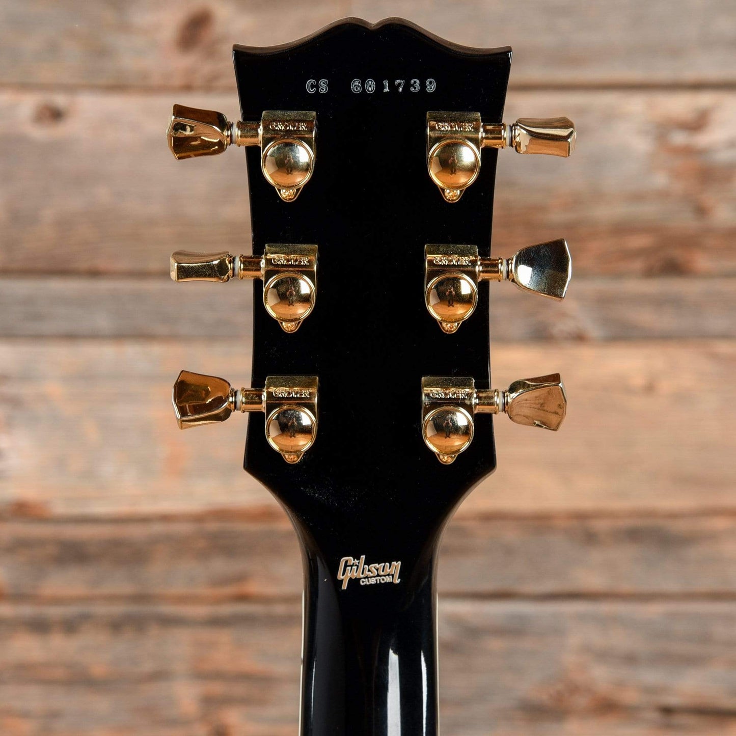 Gibson Custom Les Paul Custom Ebony 2016 LEFTY Electric Guitars / Solid Body